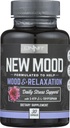 Onnit New Mood Dietary Supplement, Mood & Relaxation, Suporte ao estresse diário, Gluten Free, 30 Cápsulas