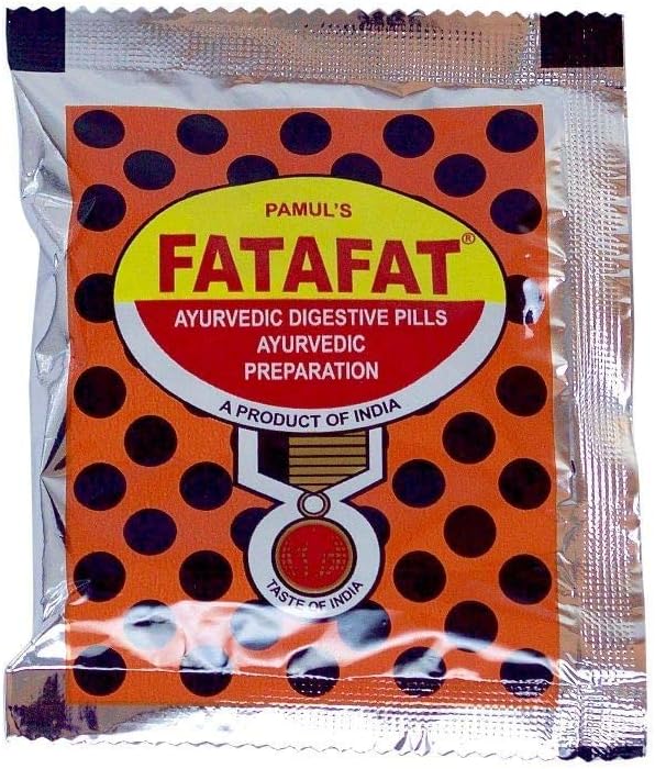 Pílulas Digestivas Ayurvédicas Fatafat (10x Packs x 13g Cada) por Indian Fancy