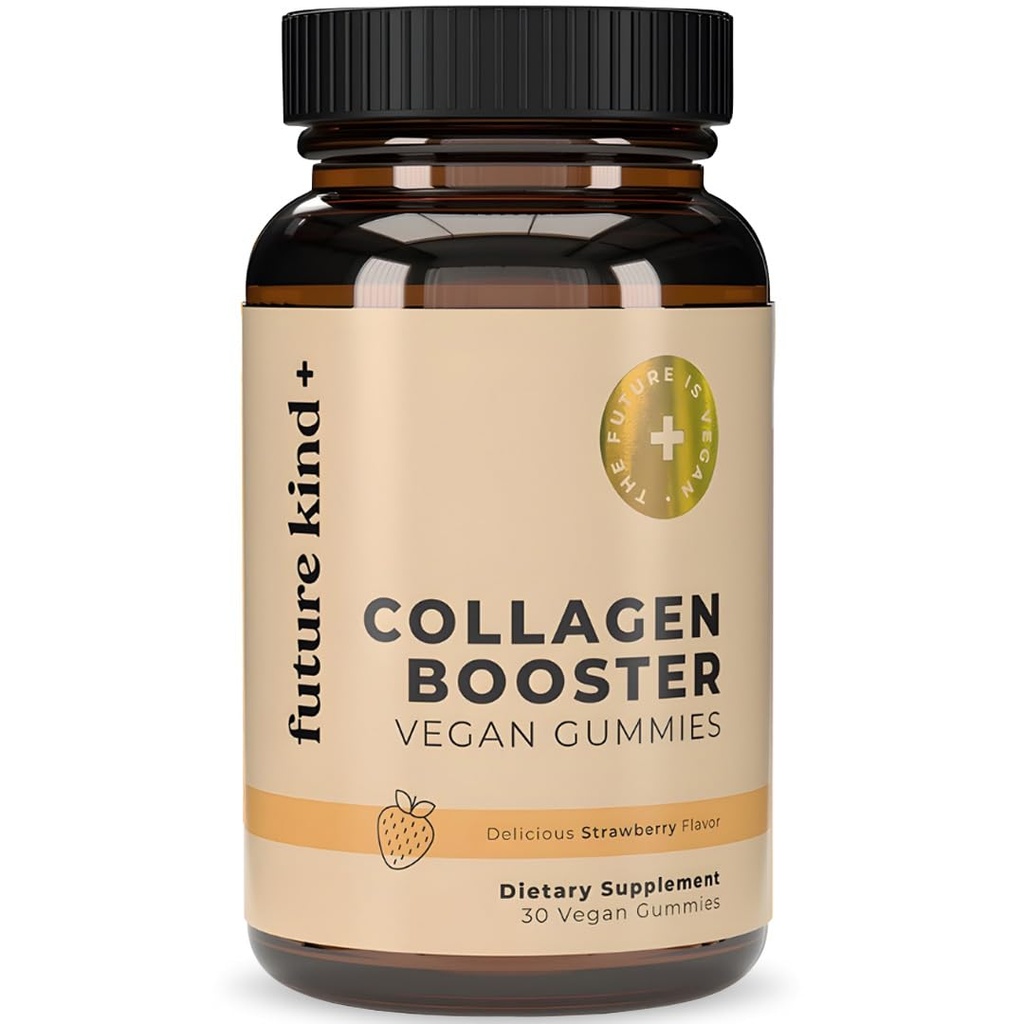 Future Kind Vegan Biotin Gummies (60ct) - Vitaminas Biotin para a pele do cabelo e unhas com VIT A, C, & E - Vegan Cabelo Pele e unhas Vitaminas para mulheres e homens - Laranja saborosa Biotin cabelo crescimento Vitaminas