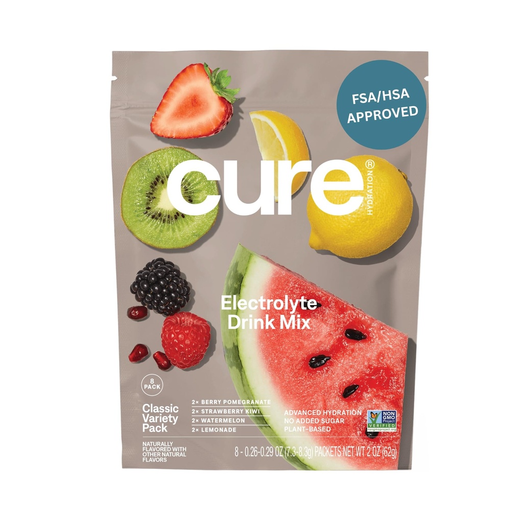 Curar Hydration □ Planta-baseado Electrolyte Drink Mix □ Não adicionado de açúcar
