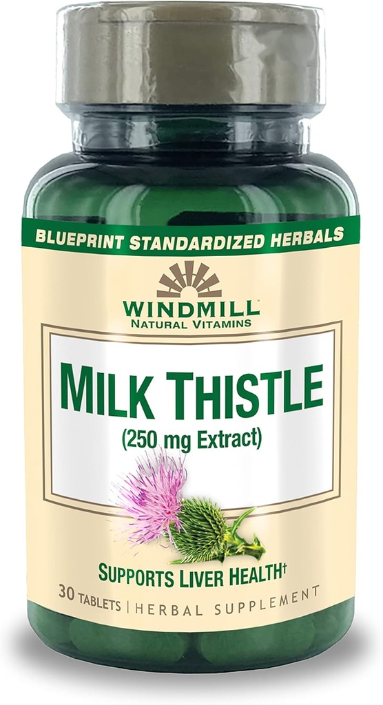 Cardo de leite do moinho 250 mg Comprimidos 30 Comprimidos