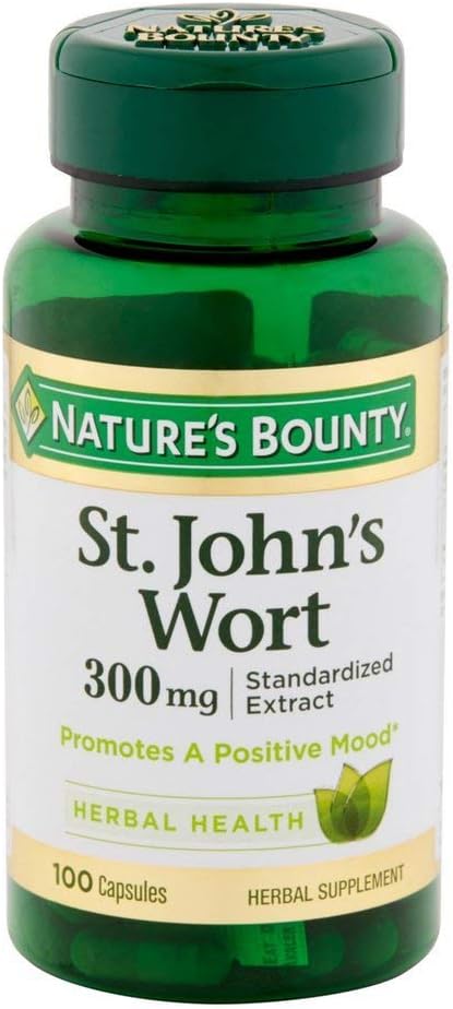 Natureza Bounty St. John's Wort 300 mg Cápsulas 100 ea (Pacote de 7)