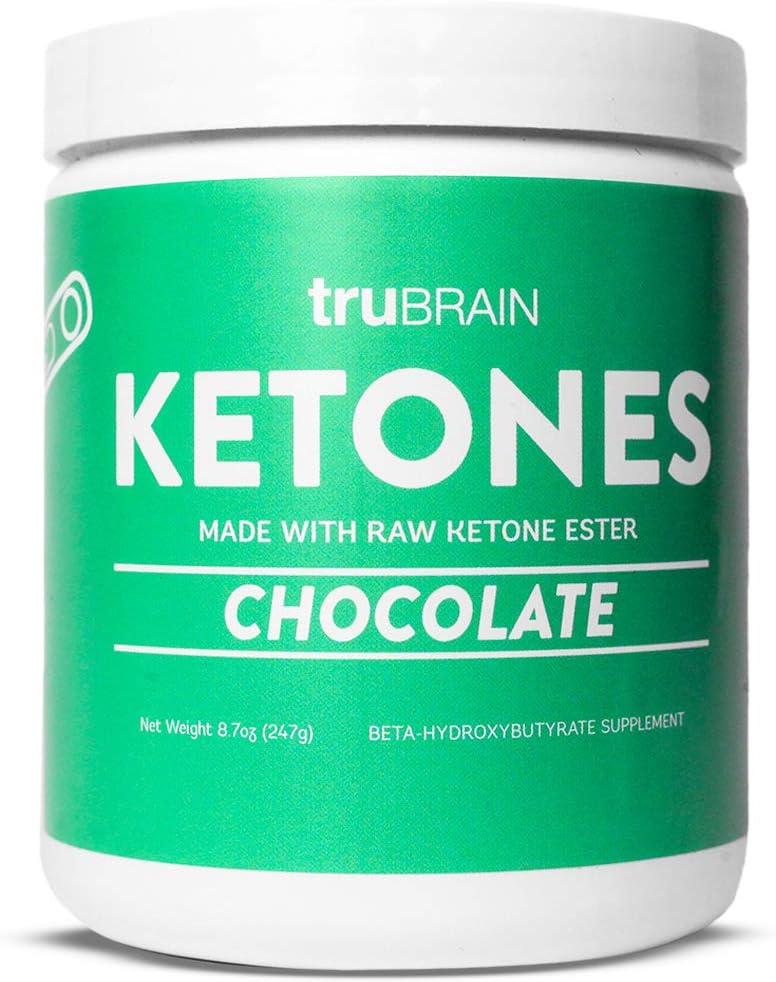 TruBrain Ketones - Ketone Ester + BHB Exógenos Cetones Suporta Energia, Foco e Ketose