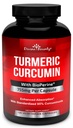 Curcumina Turmérica com Extrato de Pimenta Negra BioPerine - 755mg por cápsula, 120 Veg. Cápsulas - GMO grátis Tumérica, padronizado a 95% Curcuminóides para máxima potência