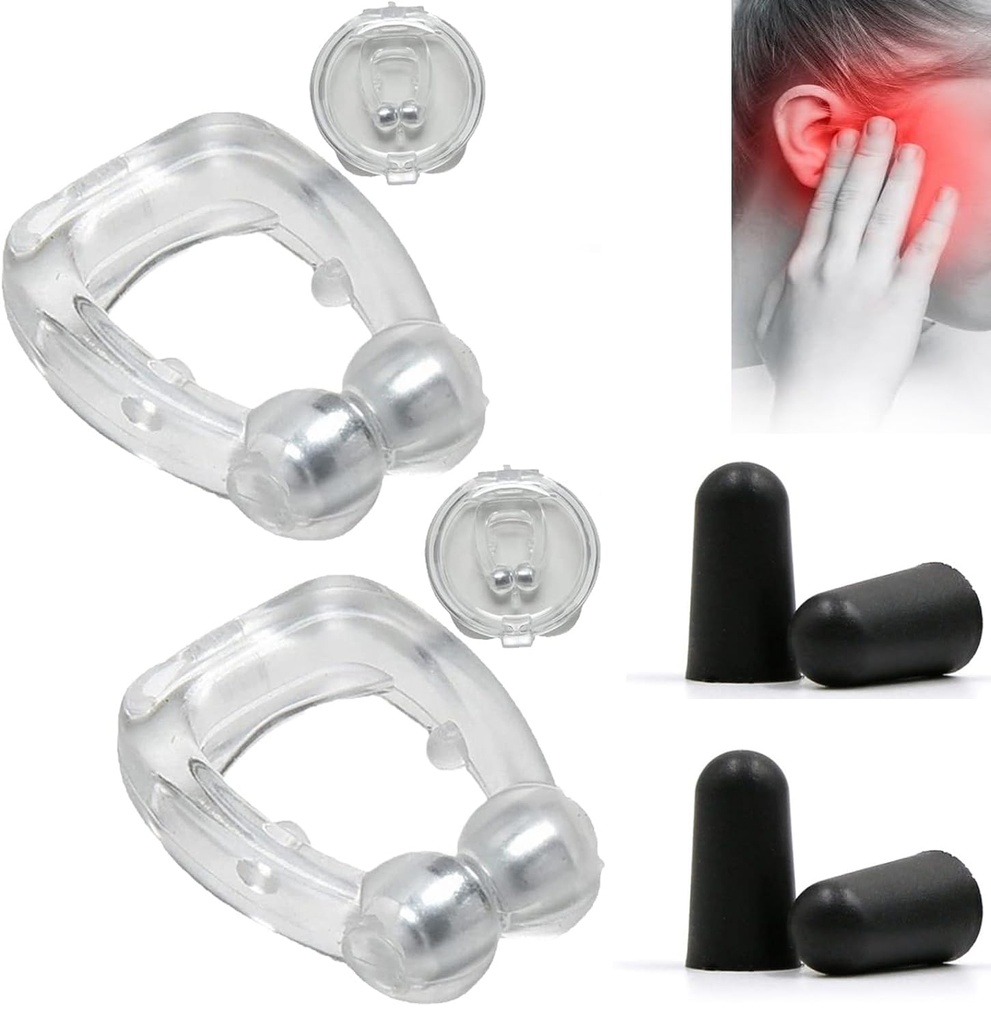 Acupeace Acunitus Relief Device, Auricalm Acunitus Relief Device, Acunitus Relief for Ringing Ears, Tinnitus Ear Cuff Set Stop Ear Ringing (1Pair)