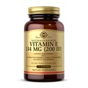 Solgar Vitamina E 200 UI - 100 Softgels - Antioxidante natural, suporte do sistema imunológico - sem glúten, sem leite - 100 Servings