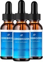 Cerebrozen Tinnitus Ear Drops - Cerebrozen 24, Cerebrozen Liquid Drops, Cerebrozen Reviews, Cerebrozen Drops for Ear Alief (3 Pack - 180 ML)