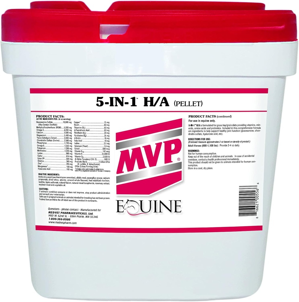 5-em-1 H/A (20lb) Tudo em um suporte para cavalos.