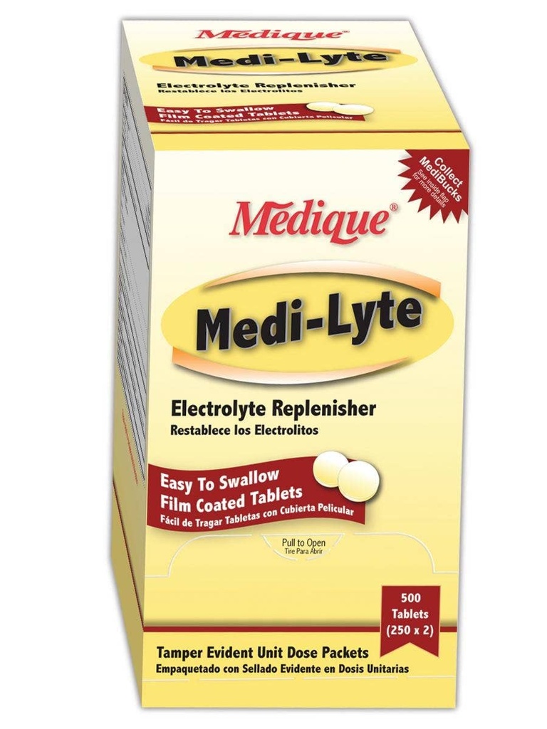 Medique MP030-33 Medi-Lyte alívio de calor medicação, capacidade, volume, padrão, branco (Pacote de 50)