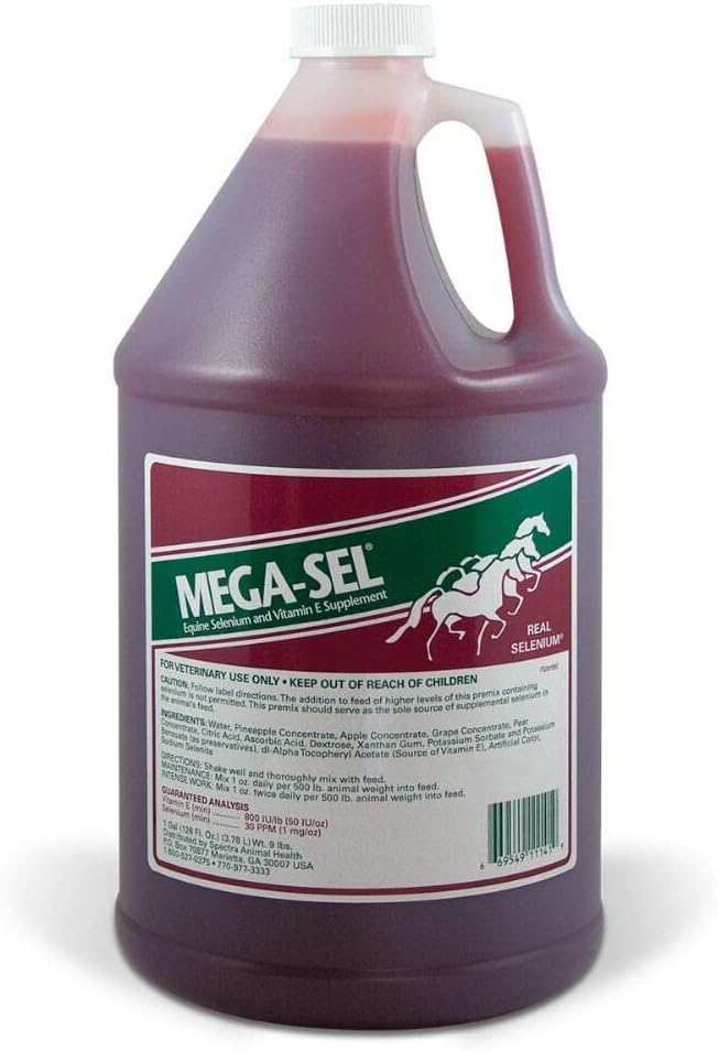 Fórmula líquida de Mega-Sel para cavalos, 1 galão (128 Fl oz)