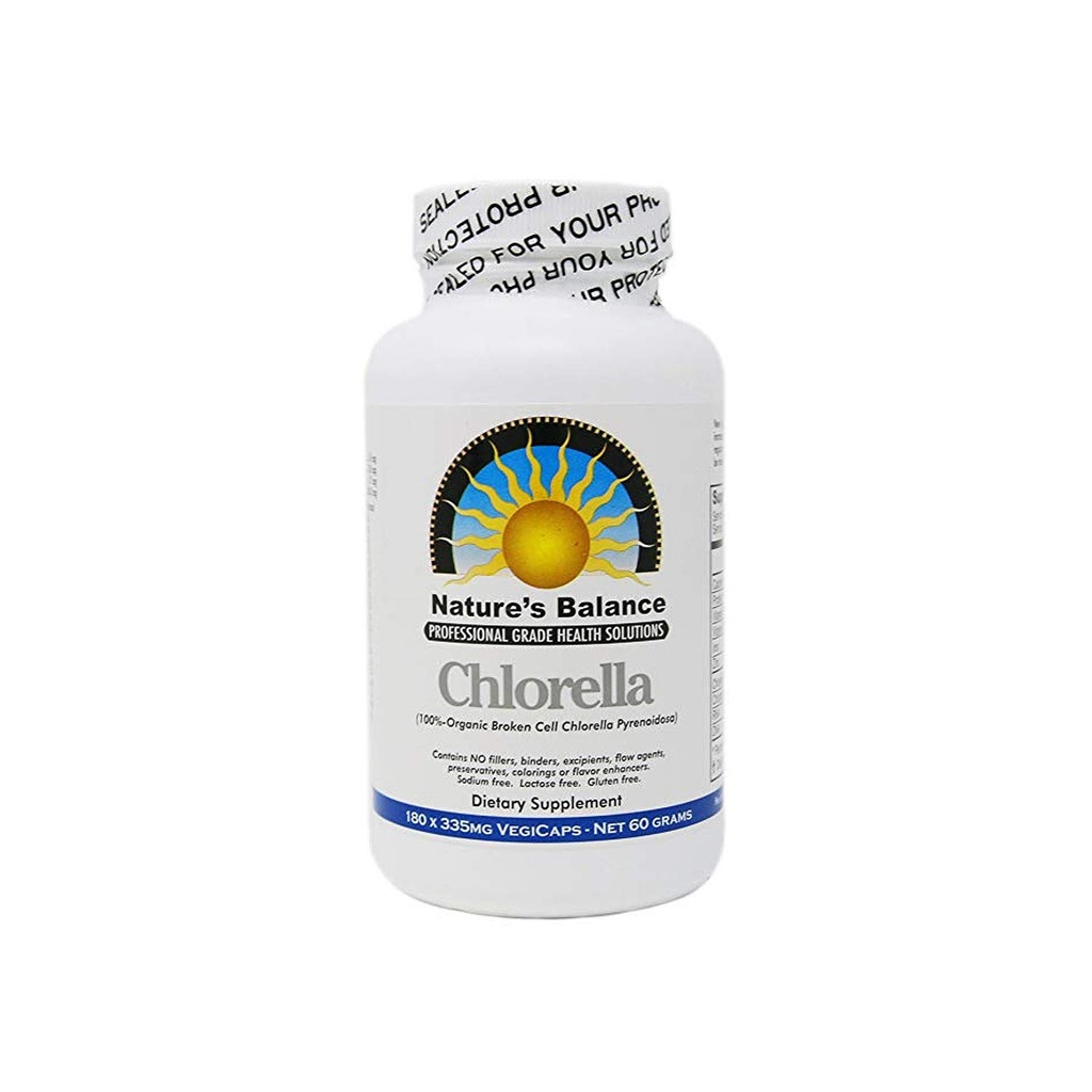 Equilíbrio da natureza Premium chlorela, 180 Cápsulas
