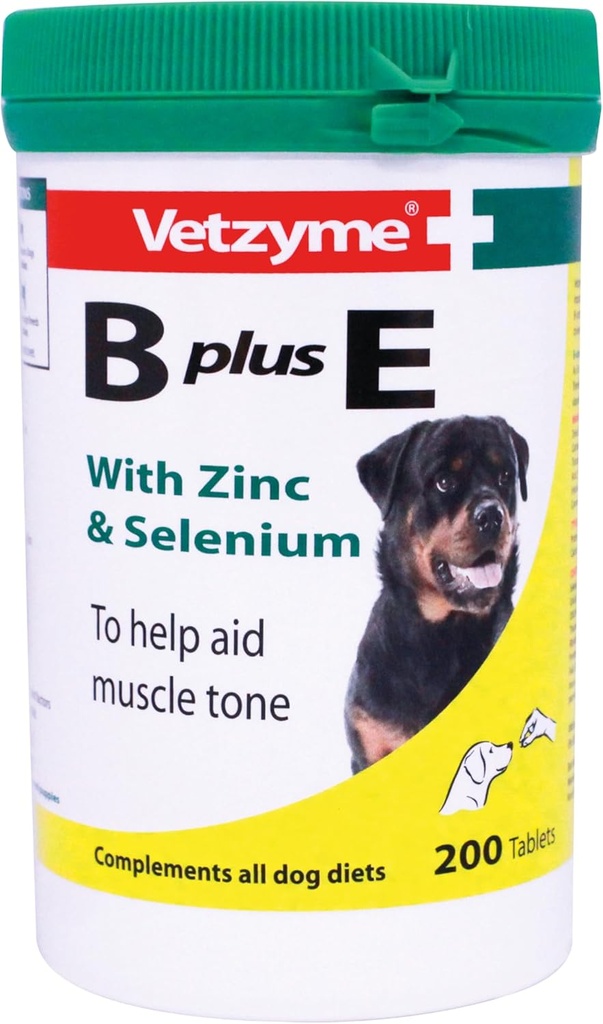 Vetzyme Dog B + E 200 Comprimidos