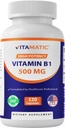 Vitamina Vitamática B1 (Thiamina) 500mg, 120 Cápsulas
