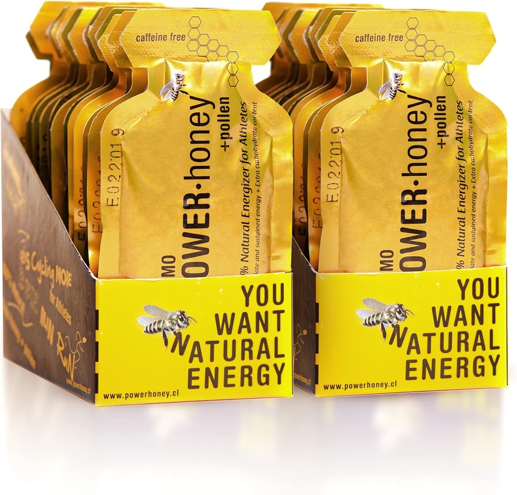 Power Honey Classic Energy Gel 24 Unidades por Pacotes de 1,3 Oz