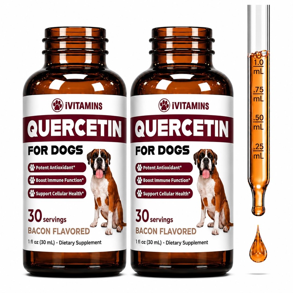 Quercetin para Cães Relívio de Alergia de Cães Quercetin para Cães Alergia de Cães Quercetin Apoio de Alergia de Cão