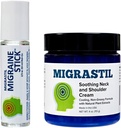 Migrastil Migraine Stick e calmante pescoço e creme ombro