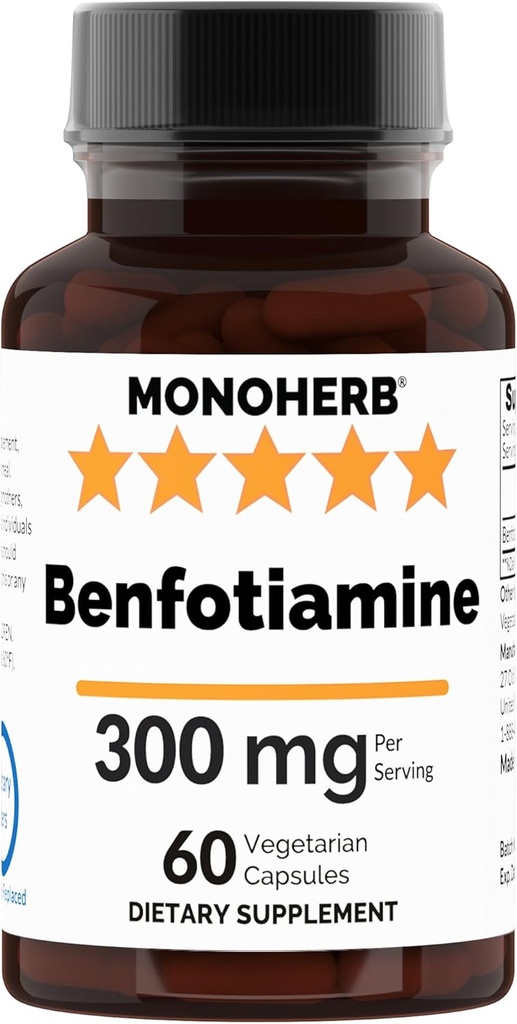 Benfotiamina 300 mg - 60 Veg Cápsulas