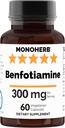 Benfotiamina 300 mg - 60 Veg Cápsulas
