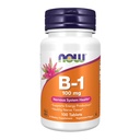 Now Foods Supplements, Vitamina B-1 100 mg, Produção de Energia*, Saúde do Sistema Nervoso*, 100 Comprimidos