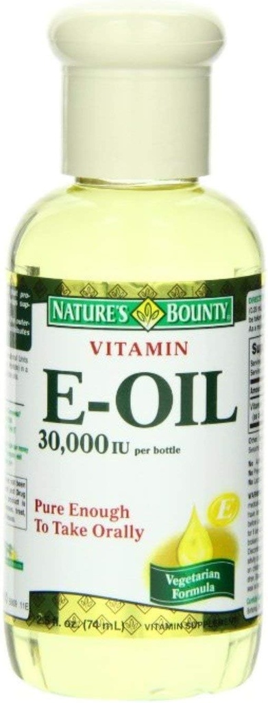 O óleo de vitamina E da recompensa da natureza 2,50 oz (Pacote de 6)