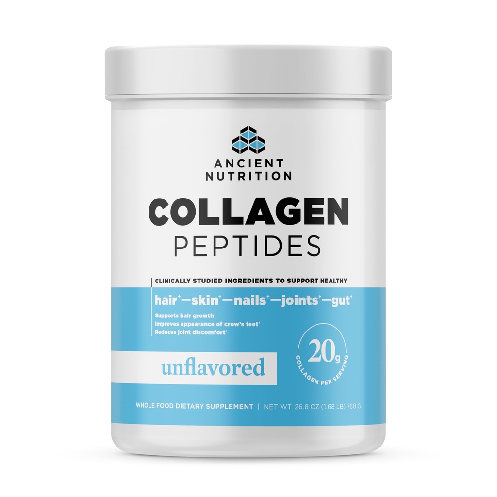 Antiguidade Colágeno Nutrição Peptídeos, Colágeno Peptídeos Pó, Colágeno Hidrolisado Não-Flavorado, Suporta Pele Saudável, Juntas, Gut, Keto e Paleo Friendly, 38 Servings, 20g Colágeno por Serviço