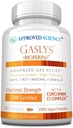 Aprovado Science® GaslysTM - Soothe Digestive Tract, Alivia gás e estômago Cãimbras - Alcachofra em pó, gengibre, sementes de funcho - 60 Count - Pack of 1