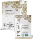 Truvani Vegan proteína de ervilha em pó ; Vanilla 20g Orgânica planta baseada proteína  ; única entrega Pacotes de viagem  ; 10 Servings ; Keto ; Gluten & Dairy livre  ; Baixo Carbo