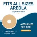 6 embalagem Silicone Scar Removal Sheets for Breast - Seio Silicone Scar Sheets Fita - Redução da mama após a cirurgia para cicatrizes, aumento da mama pós cirurgia Suprimentos para tratamento da cicatriz (azul)