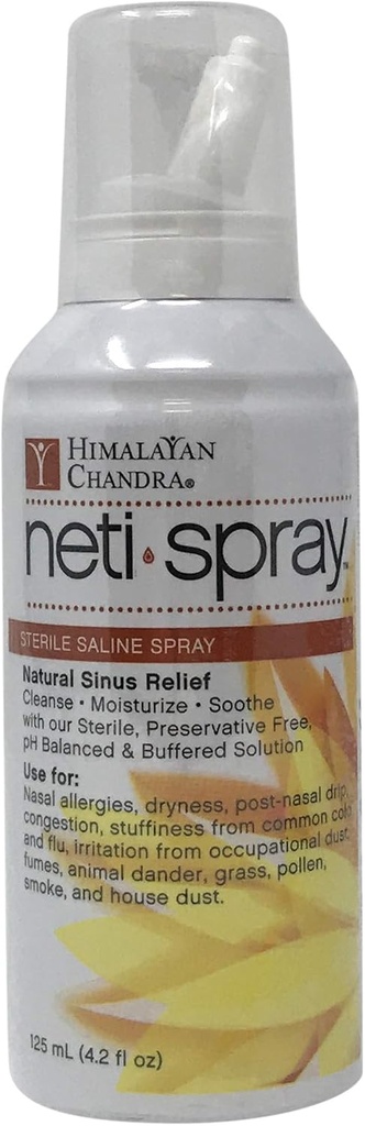 Himalayan Chandra Neti Spray Isotonic Adulto, 4.2 Onça