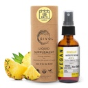 Extrato Orgânico de Bromelaína Raw Mist-Liquid Abacaxi - Potência aumentada 500mg, para Crianças e Adultos - para Saúde Digestiva, Resposta Inflamatória, e Cura - Não-GMO - 60ml 120 Dia Fornecimento