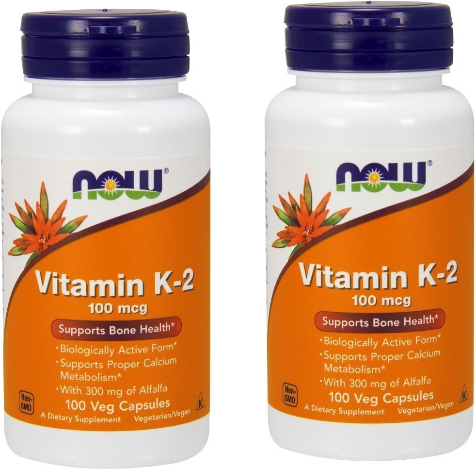 Agora Alimentos Vitamina K-2 100 mcg - 100 Vcaps ( Multi-Pack)
