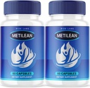 (2 Pack) Suplemento de perda de peso metileano, Pills de Diteary Metiliano para derreter gordura de barriga teimoso, Fórmula avançada de Metiliano para perder libras, Pastilhas Metiliana Comentários (120 Cápsulas)