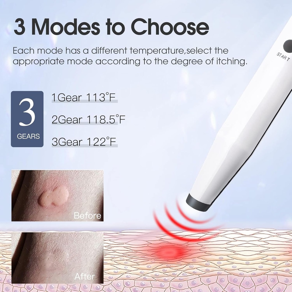 Insect Sting and Bite Relief, Bug Bite Healer para tratamento químico livre de mordidas e picadas de insetos, fornece alívio natural de coceira e inchação, para mordidas de mosquito
