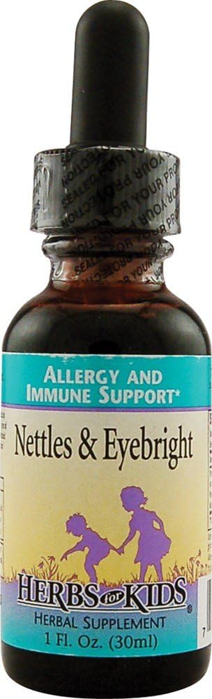 Ervas para crianças Nettles e Eyebright, 1 onça - 3 por caso.