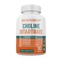 1 Embalagem Choline Bitartrate 900mg Por Serviço 90 Cápsulas KRK Suplementos
