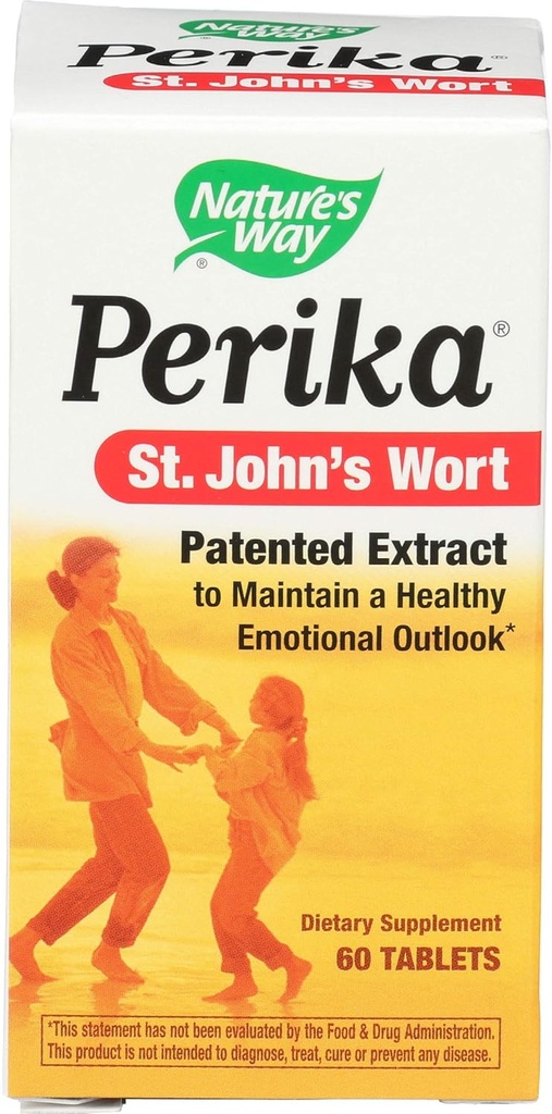 Via da Natureza Perika St. John’s Wort, 60 comprimidos, pacote de 2