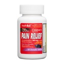 HealthA2Z® Children's Chevable Pain Relief □ Acetaminofeno 160mg □ Chewable Tablets □ Grape Flavor Chewables □ Aspirina & Ibuprofeno Livre (60 Condes)