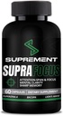 Nootropics Cérebro Suporte Suplemento. 60 Contagem, para homens e mulheres. Suplementos cerebrais para memória e foco com Leões Mane, Bacopa Monnieri, L Tyrosine. Mente impulsionador para foco suplemento e memória.