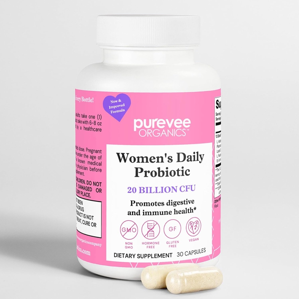 Probióticos vaginais para as mulheres, 13 Probióticos essenciais Strains, Vaginal + pH equilíbrio para as mulheres pílulas e trato urinário Saúde, 30 Caps