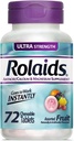 Rolads Antiácido Cálcio e Magnésio Suplemento Comprimidos Ultra-Forte, Frutas 72 ea (Pacote de 4)