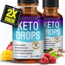 Toplux Keto Diet Drops Ketogenic Supplement - Fórmula Premium para apoiar a cetose, melhor absorção líquida, Garcinia Cambogia, para homens e mulheres