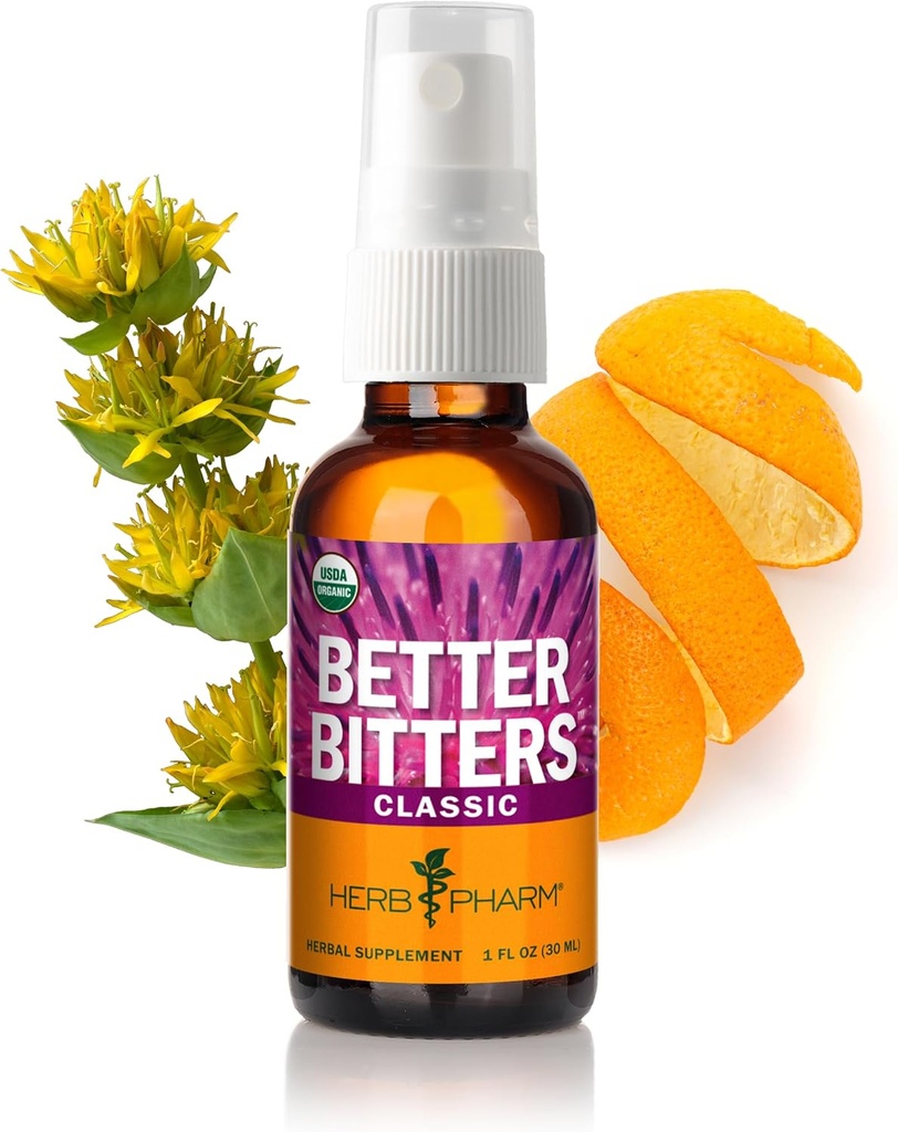 Herb Pharm Melhores Bitters Certificado Orgânico Digestivo Bitters, Absinthium, 1 Once
