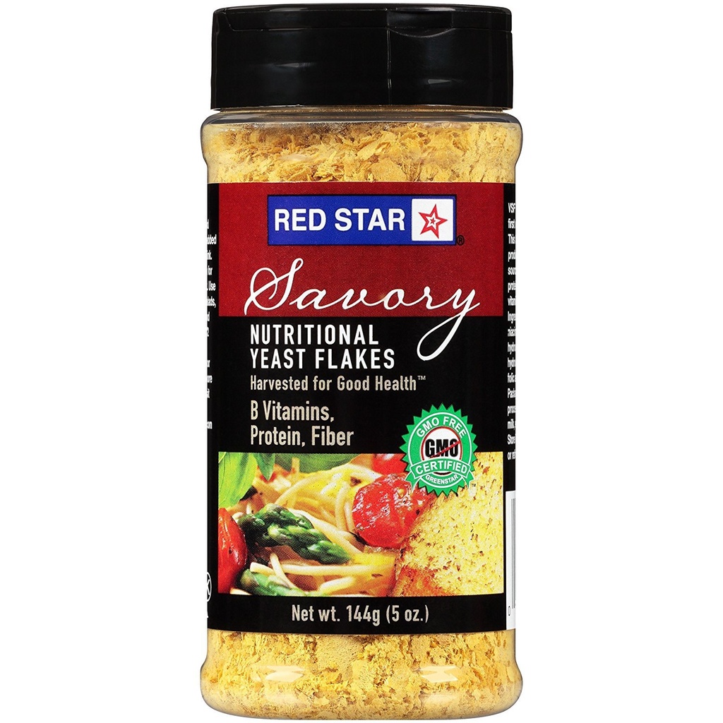 Levedura Nutricional Red Star VSF Mini Flake 5 onças (embalagem de 2)