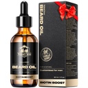 Waking Forest Beard Oil - 60ml Baunilha Biotin Beard Oil para Homens Barba Espessura com Vitamina E, Alecrim, Óleo de Bigode de Castor para Homens Negros, Macio & Fortalece Óleo de Cuidado de Barba