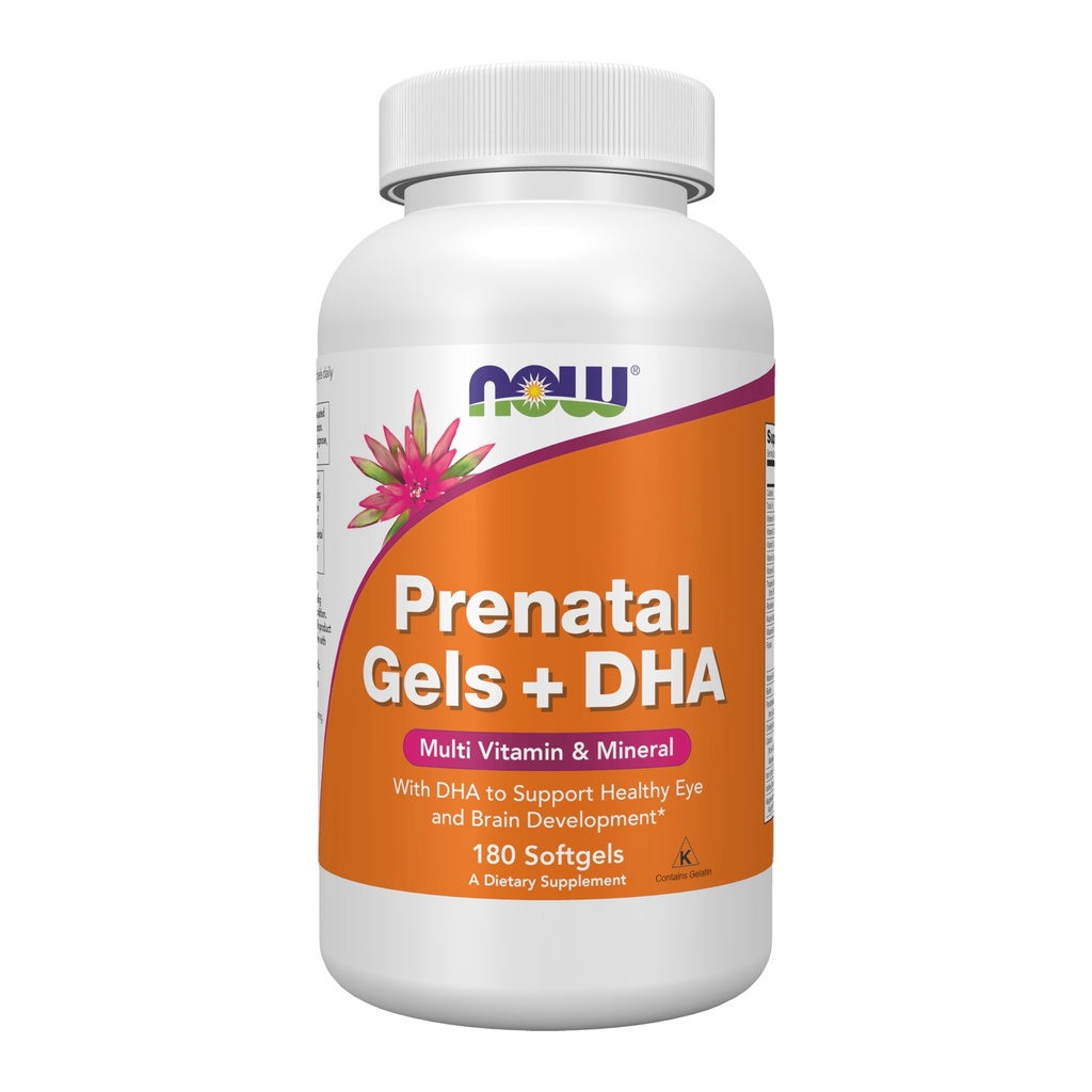 AGORA Suplementos, Geles pré-natais + DHA com 250 mg DHA por porção, mais Borage Oil (GLA), 180 Softgels