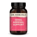 Dr. Mercola Herbal Suporte Adrenal, 30 Servimentos (60 Cápsulas), Suplemento Alimentar, Gestão de Humor e Stress, Não-GMO