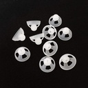 (10 pcs) Amplificador auditivo Dome aberto Ear Tip Earplug Earbuds for RIC Hearing Aids (M 0, 9mm)