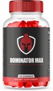 (1 Pack) Dominator Max Gummies Fórmula avançada para o desempenho máximo, todos os suplementos naturais de força extra, Dominator Max Gummies para o crescimento muscular e apoio à saúde geral (60 chicletes)
