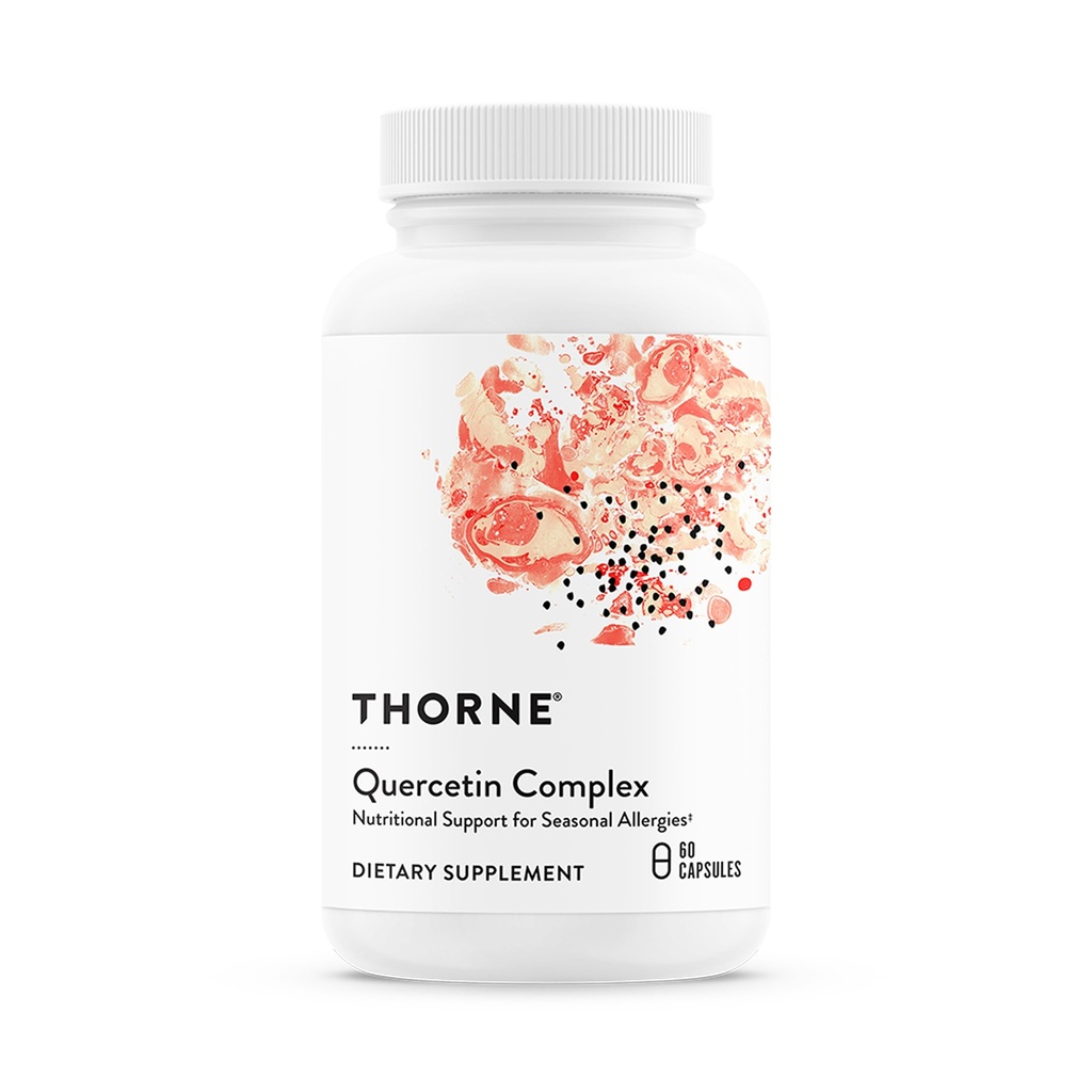 THORNE - Complexo de Quercetina - Suporte Nutricional para Alergias Sazonais* - 60 Cápsulas - 60 Servimentos