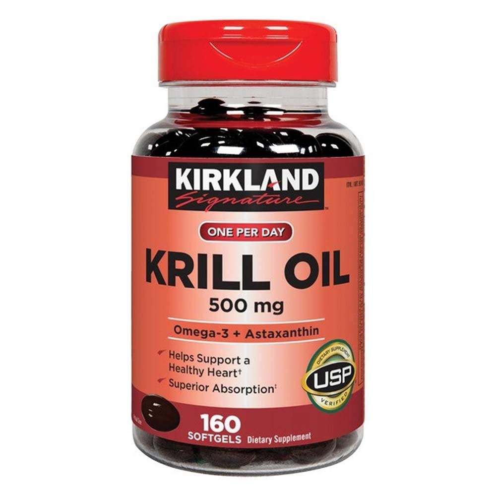 Kirkland Assinatura Krill Oil 500 mg., 160 Softgels